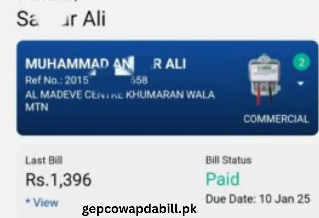 Check Gepco Bill Online 10 gepco samrt app using guide